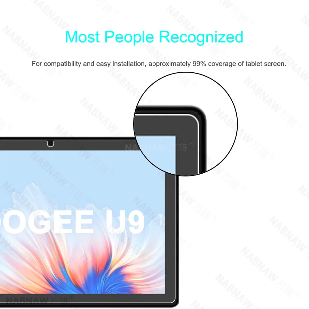 DOOGEE U9 10.1 태블릿 오일 코팅 필름 무료 버블 용 2 조각 HD 스크래치 방지 화면 보호기 강화 유리
