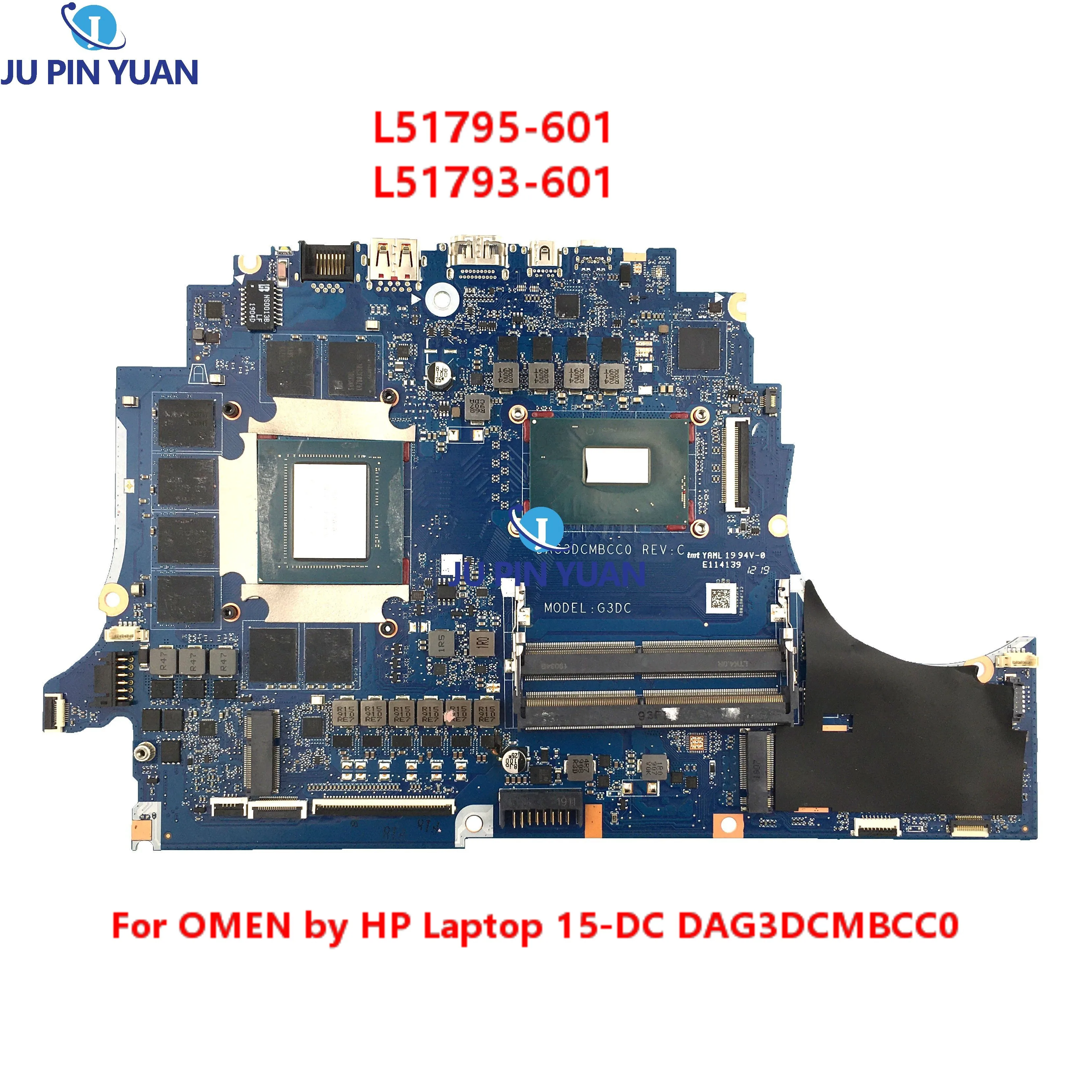 

L51795-601 L51793-601 Mainboard For OMEN by HP Laptop 15-DC Motherboard DAG3DCMBCC0 L51795-001 L51793-001 100% Tested