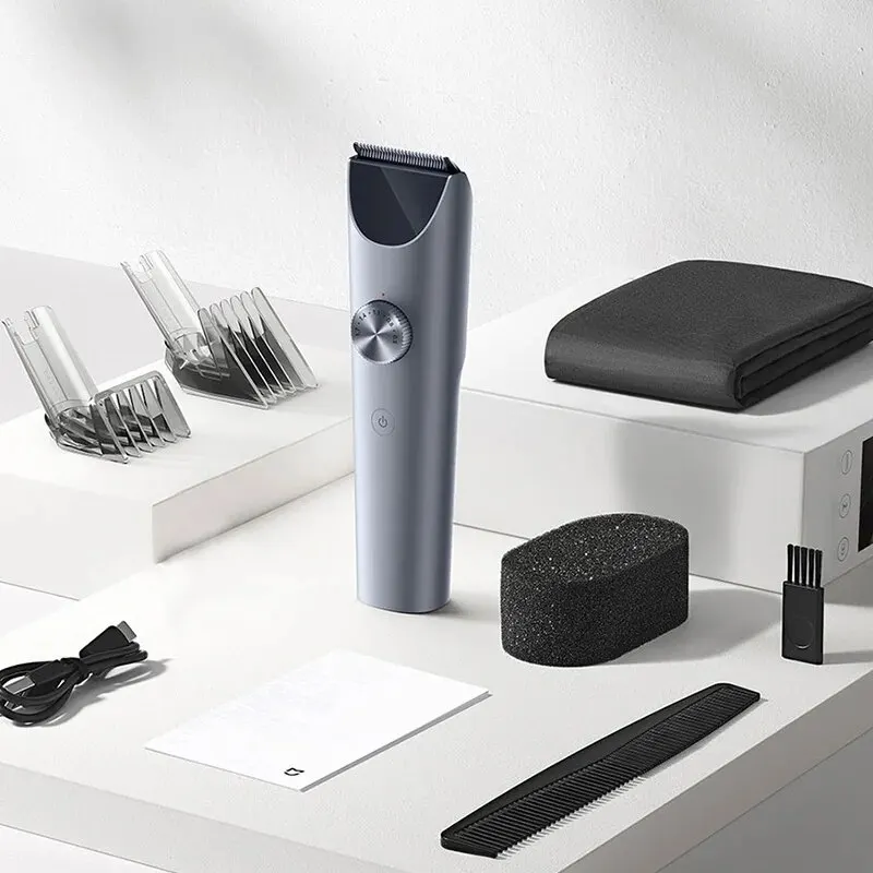 Original XIAOMI Mijia Hair Clipper 2 Men Sideburns Electric Shaver Wireless Hair Cutting Trimmer Barber Cutter 6