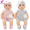 40cm reborn Baby Doll clothes set for 38 cm Nenuco Ropa y su Hermanita doll clothes accessories 2