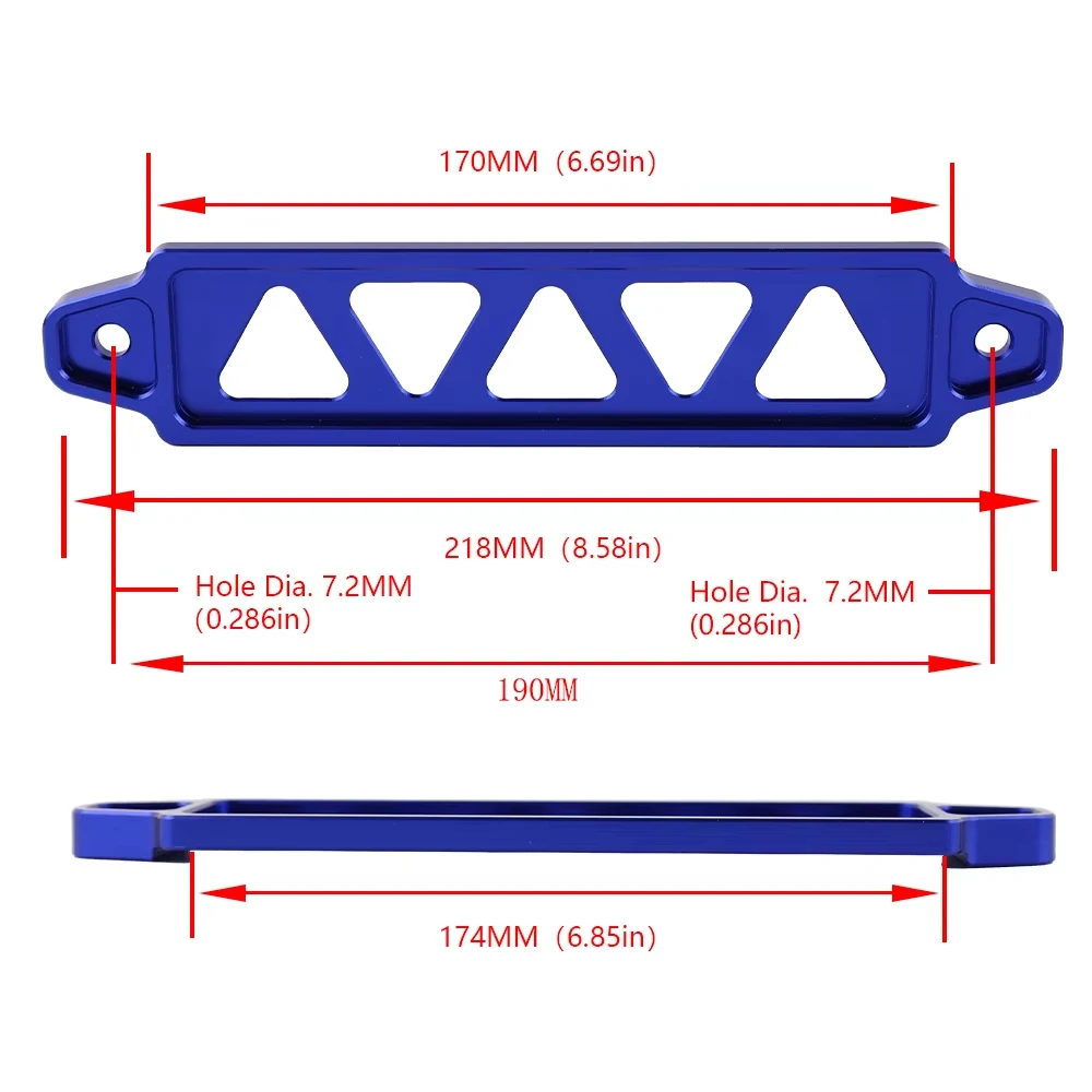 218mm / 190mm Aluminum Universal Car Battery Hold Down Bracket Auto Battery Tie Down Mount Holder Brace Bar for Honda Civic EK EG battery holder,battery hold down clamp,bracket battery clamp