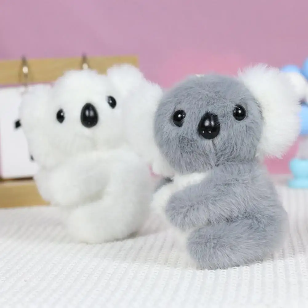 

Lovely Doll Keychain Fully Filled Plush Key Pendant PP Cotton Filling Koala Doll Keychain Purse Accessories Activity Gifts