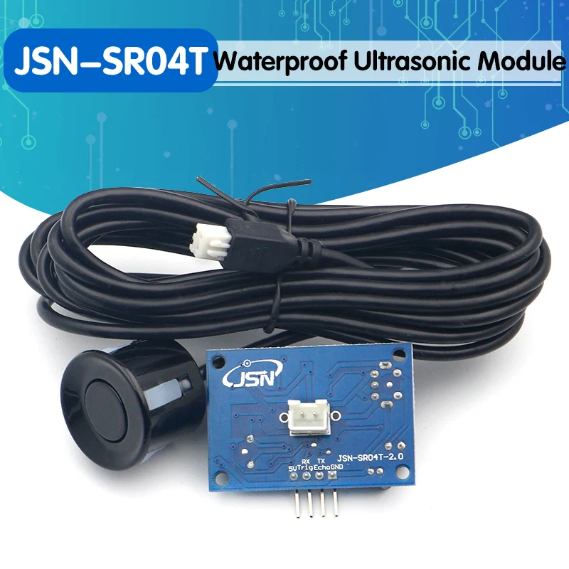 Waterproof Ultrasonic Module JSN SR04T Water Proof Integrated Distance ...