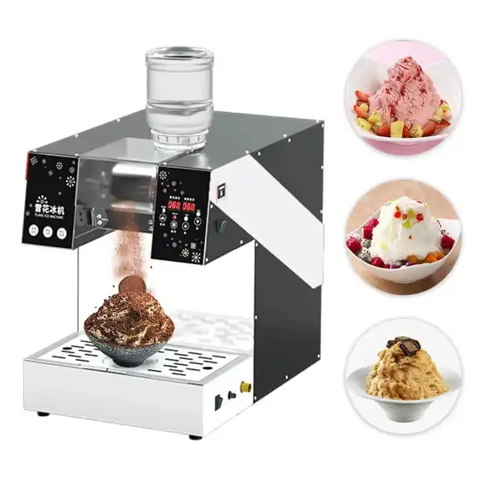 

HZ-XHJ Commercial Use Bingsu Machine Snow Ice Flake Korean Snow Cone Ice Cream Machine Ice and Snow Flower Machine
