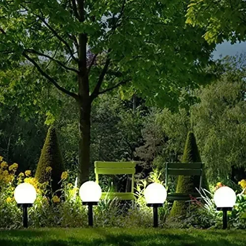 Description Picture 5 of itemLED Solar Lawn Light Energy Powered Waterproof Outdoor Garden Light Street Spherical Lamp White Lawn Yard Landscape Decorative