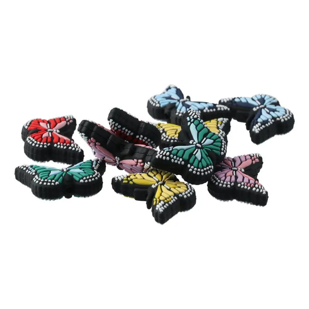 

Силиконовые бусины в форме бабочки, животные, различные изделия ручной работы, силиконовые бусины разных цветов, бусины в форме бабочки, поделки своими руками