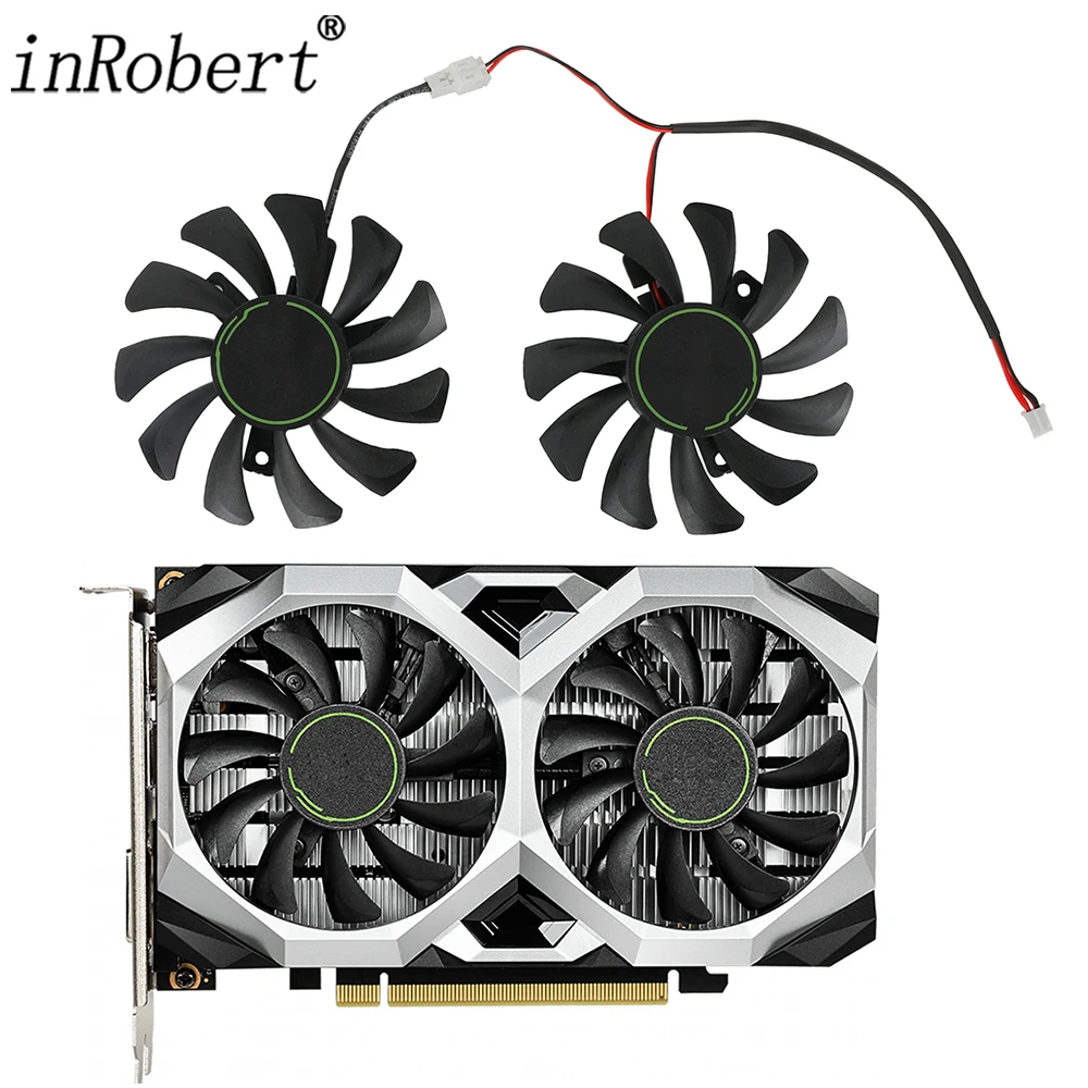 Ventola Della Scheda Video Per Msi Geforce Gtx 1650 Super 4Gb Ventus Xs 75Mm Ha8010H12F-Z Rtx1650 Ventola Di Raffreddamento Della Scheda Grafica