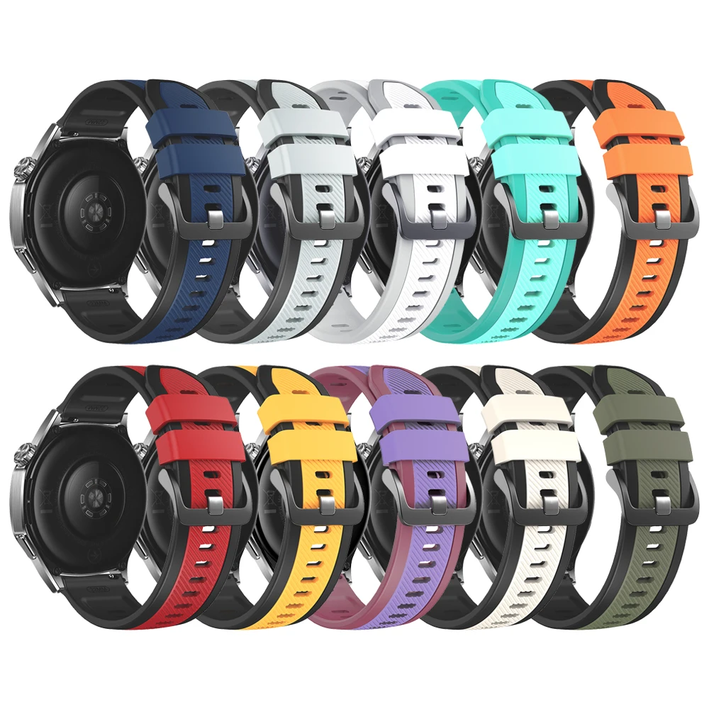 Premium Silicone Sport Bracelet - 22mm Universal Strap