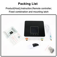 7500W électrique instantané chauffe-eau sans réservoir télécommande salle de bain Thermostat instantané chauffage douche panneau tactile 4