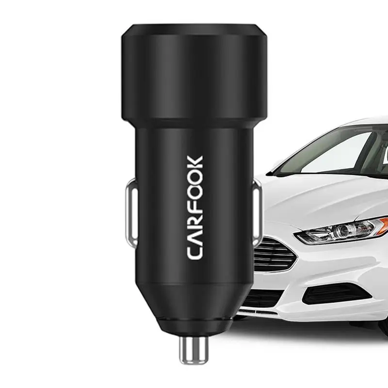 

2 Ports Car Charger Fast Charging 56W PD QC3.0 USB C Car Phone Charger Adapter For IPhone For Samsung For Huawei For Xiaomi