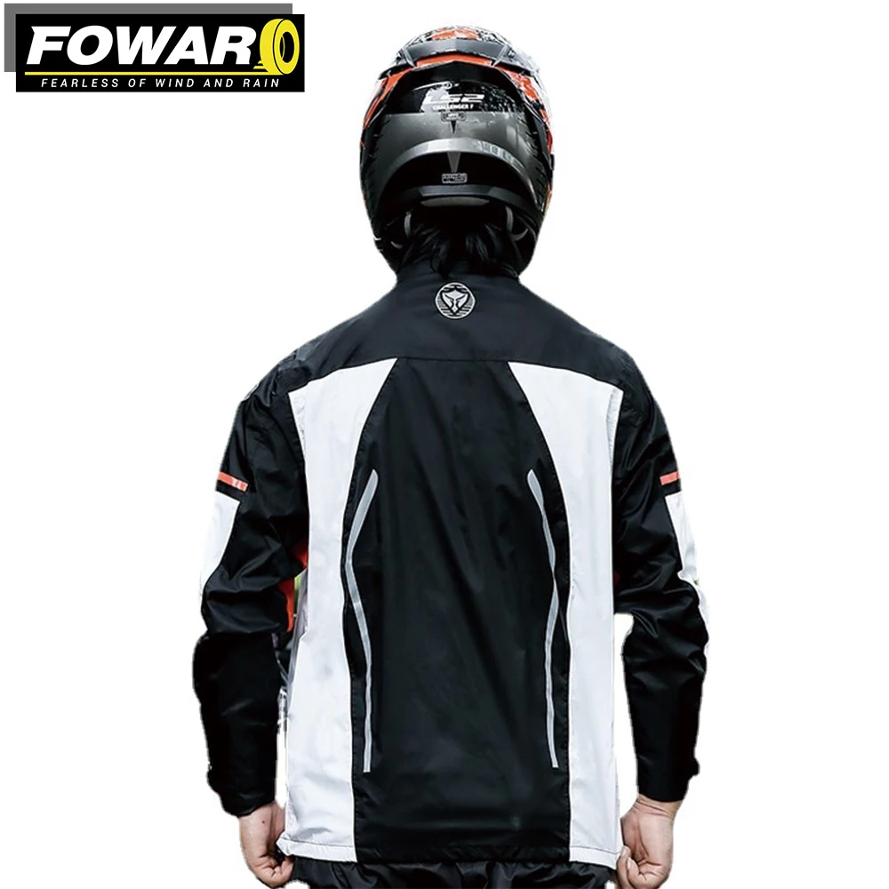 Motorcycle Raincoat Ultra-thin Waterproof Breathable Comfortable Reflective Nylon For Biker motorcycle raincoat bike raincoat
