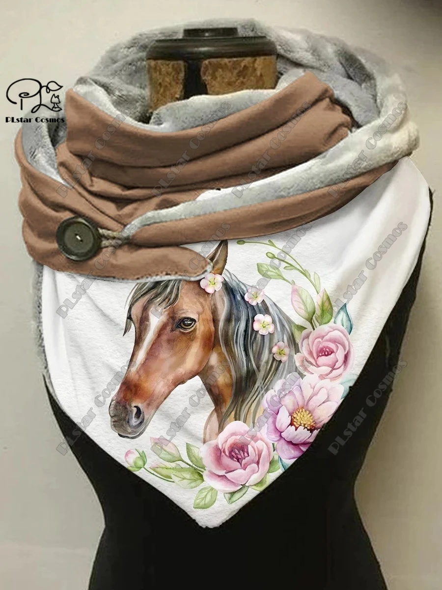 Рисунок 3 - Женская теплая шаль с 3D-принтом