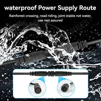 VENBES Motorcycle Carplay 6.25-Inch GPS Navigation Wireless Android Auto IP67 BT 5.0 Dual DVR Safe Driving - Image 6