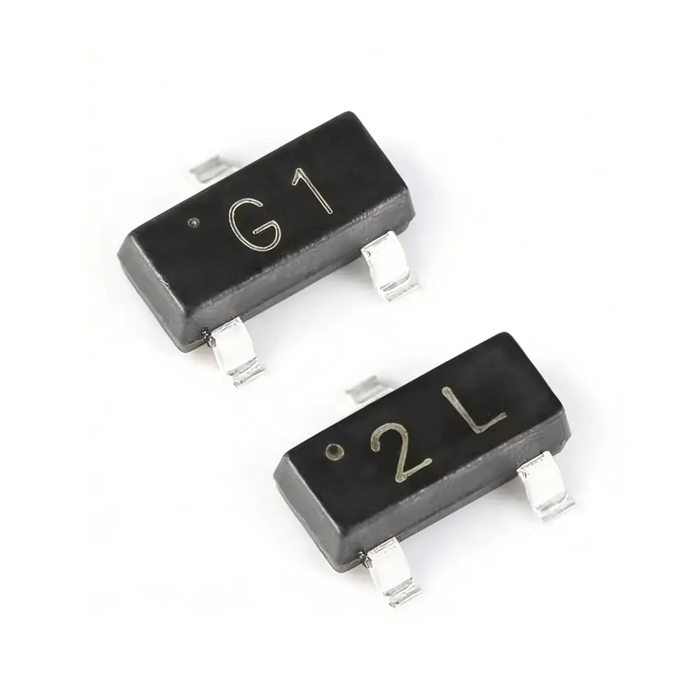 100PCS MMBT3904 1AM MMBT5401 2L MMBT5551 G1 3906 2A 4401 2X 4403 2T 2222 1P 2907 2F MMBTA42 1D A92 2D PNP NPNSOT-23 transistor