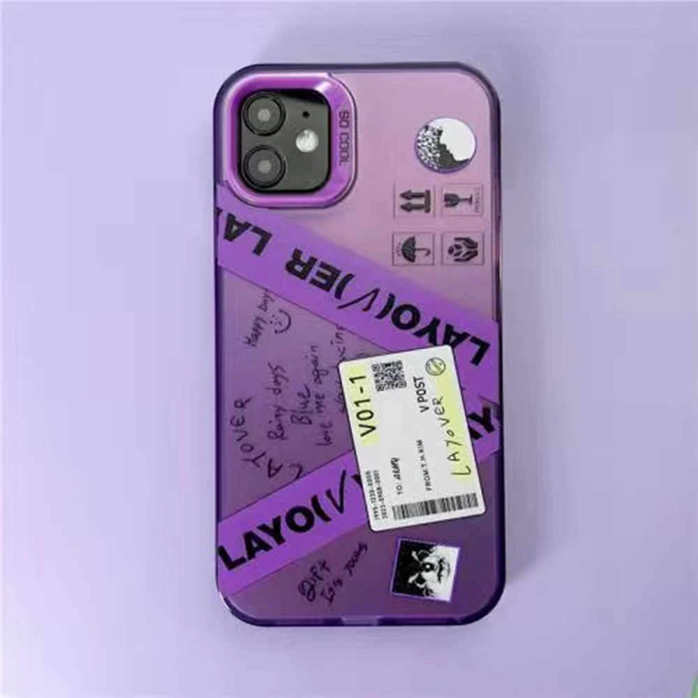 V LAYOVER TaeHyung Anti-Fall Matte Phone Case