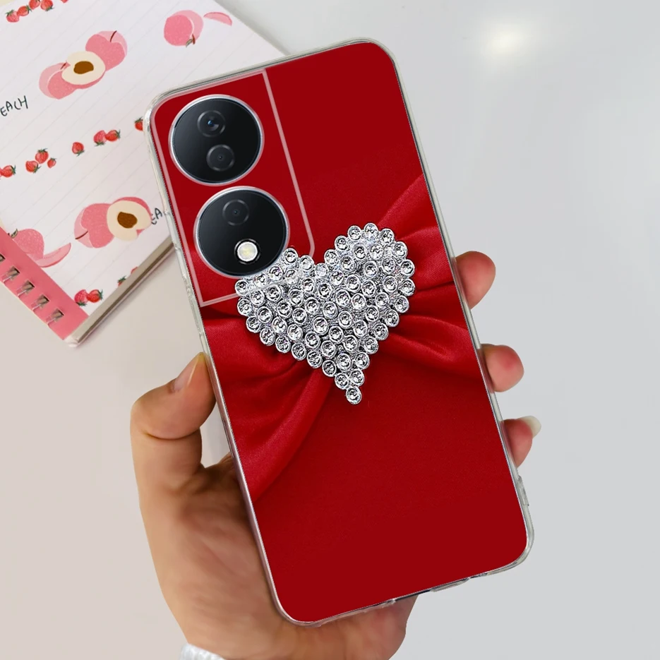 Cute Cat & Butterfly Painted Soft Silicone Phone Case -