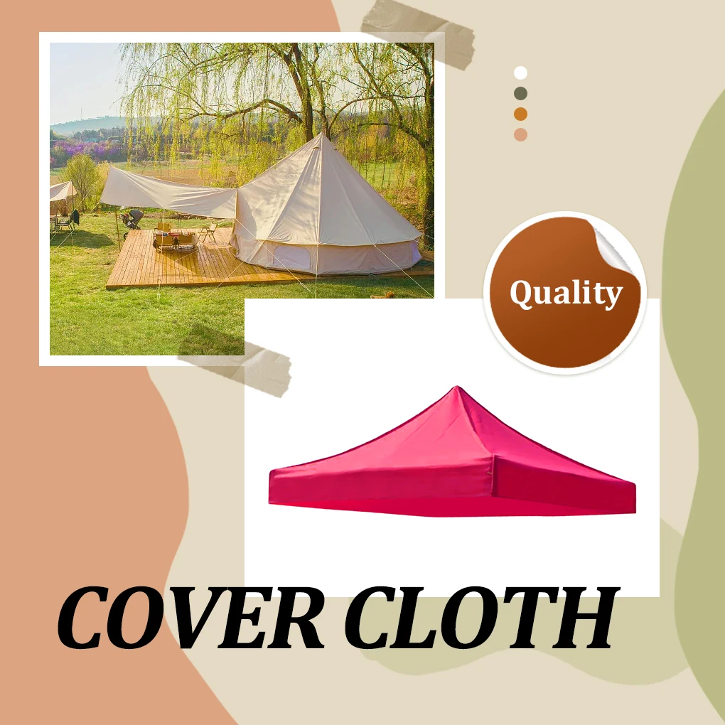 Copertura Tenda Quadrata Parasole Riparo Impermeabile Patio Parco Giochi Pesca