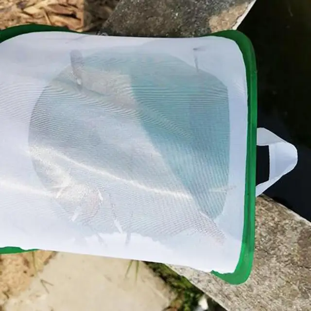 Rovar Ketrec Hálószövet Áttetsző Cipzárral Felszerelt Acridid ​​Nettó Terrárium Összecsukható Kopásálló Mosható Pillangóháló - Image 4