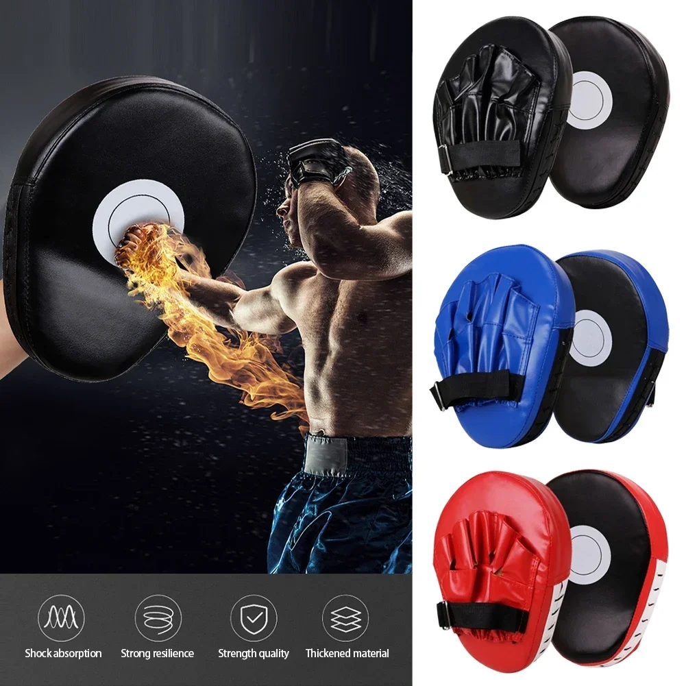 1PC Kick Boxing Gloves Pad PU Leather Punch Target Bag for Adults Kids MMA Karate Muay Thai Free Fight Sanda Training Equipment