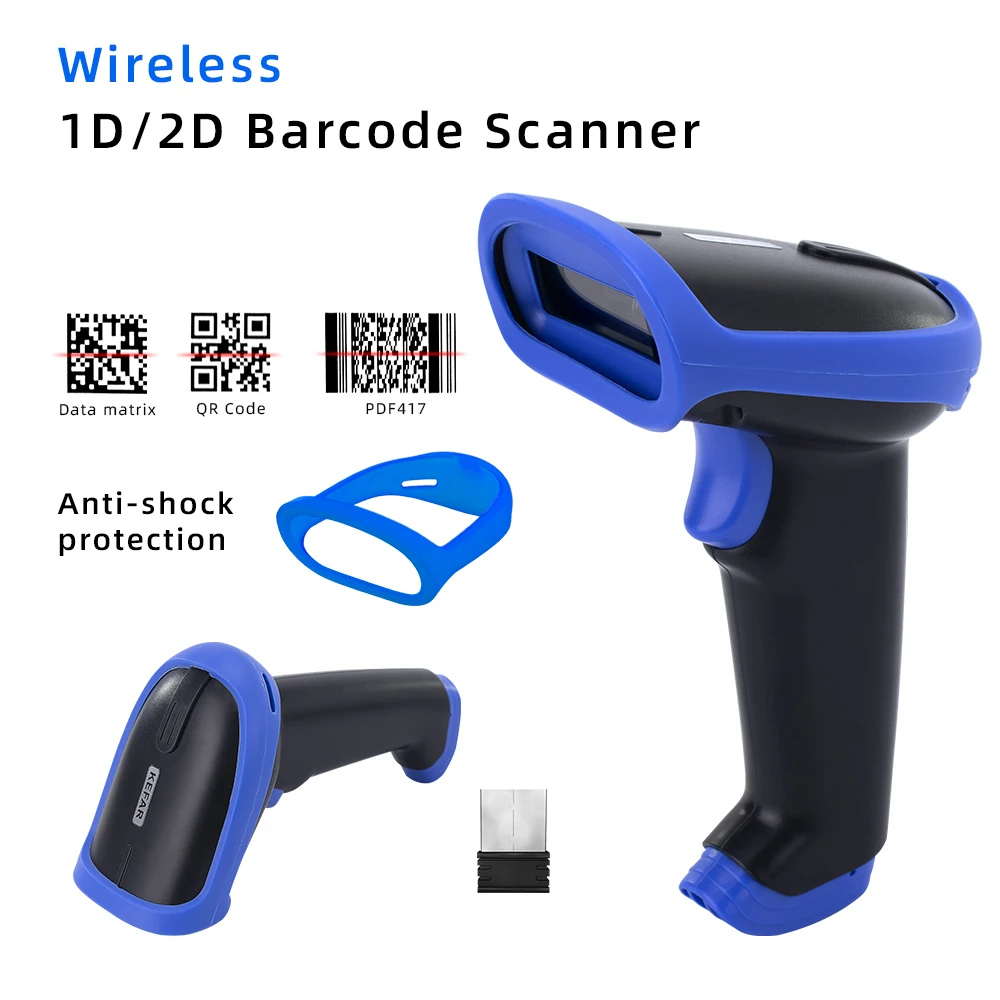 KEFAR-KR-S8-Wireless-2D-Barcode-Scanner-2-4G-Transmiision-Automatic ...