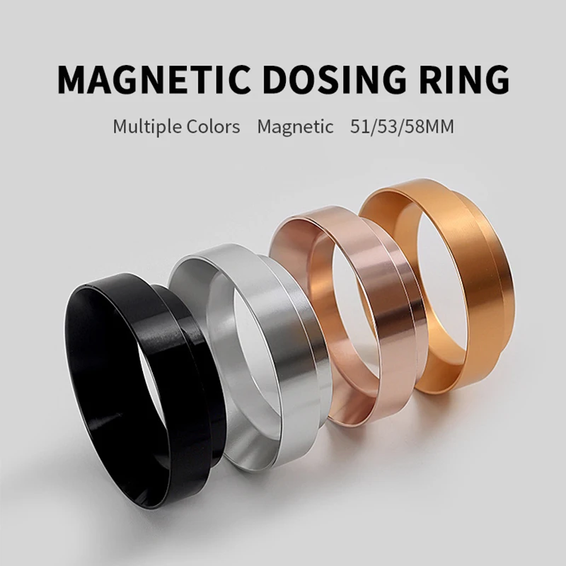 Coffee Dosing Ring 51MM 53MM 58MM For Delonghi Breville Portafilter Espresso Accessories