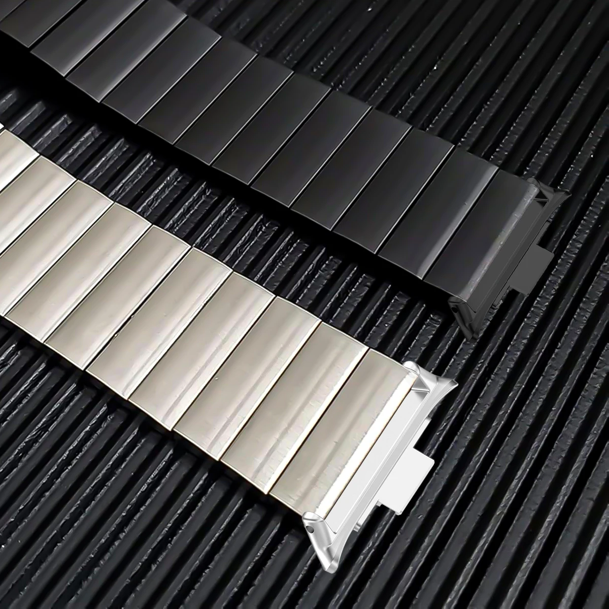 Stainless Steel Metal Bracelet Watchband - Premium Replaceable Business Strap