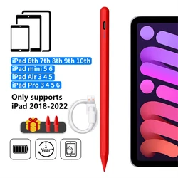 Advanced Stylus Pen with Palm Rejection and Power Display (Red)