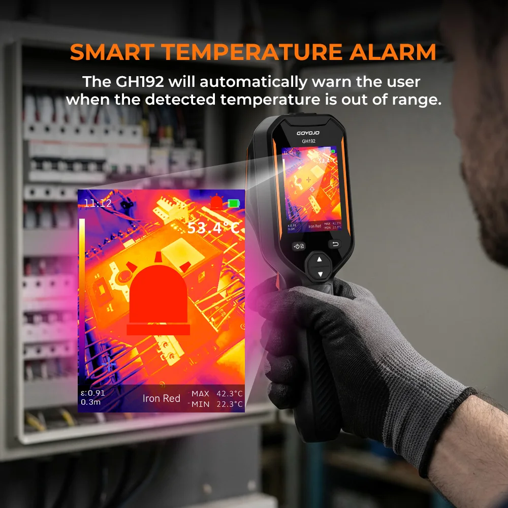 GH192 Thermal Camera with Visual Camera, 240x240 Super Resolution Thermal Imagin