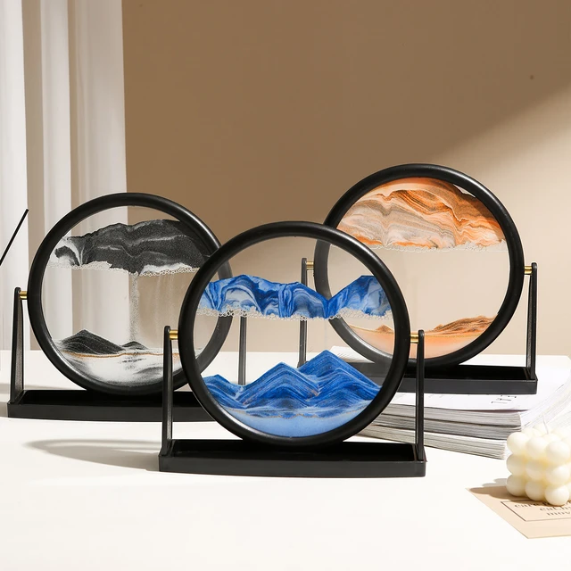 Verre Rond 3D pour Décoration de Bureau et de Maison, Image d'Art