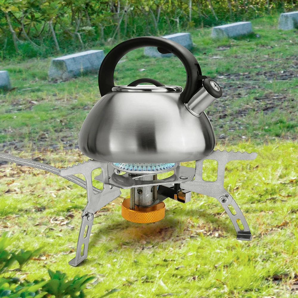 JYMCW fornello a Gas da esterno fornello a Gas da campeggio fornello  elettronico pieghevole portatile attrezzatura turistica per cucinare  escursionismo 3500W - AliExpress