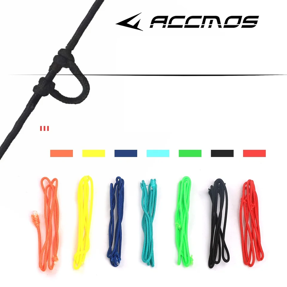 Compound Bow String 20ft Archery D-Loop Rope (2mm) - Material In Red ...