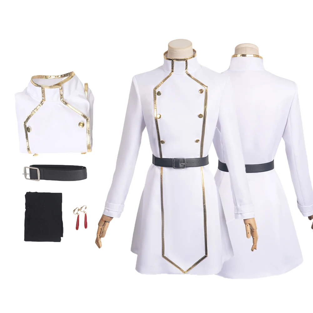 

Anime Cos Frieren Cosplay Costume Outfits Fantasy Uniform Dresses Accessories For Adult Female Roleplay Halloween Carnival Suit
