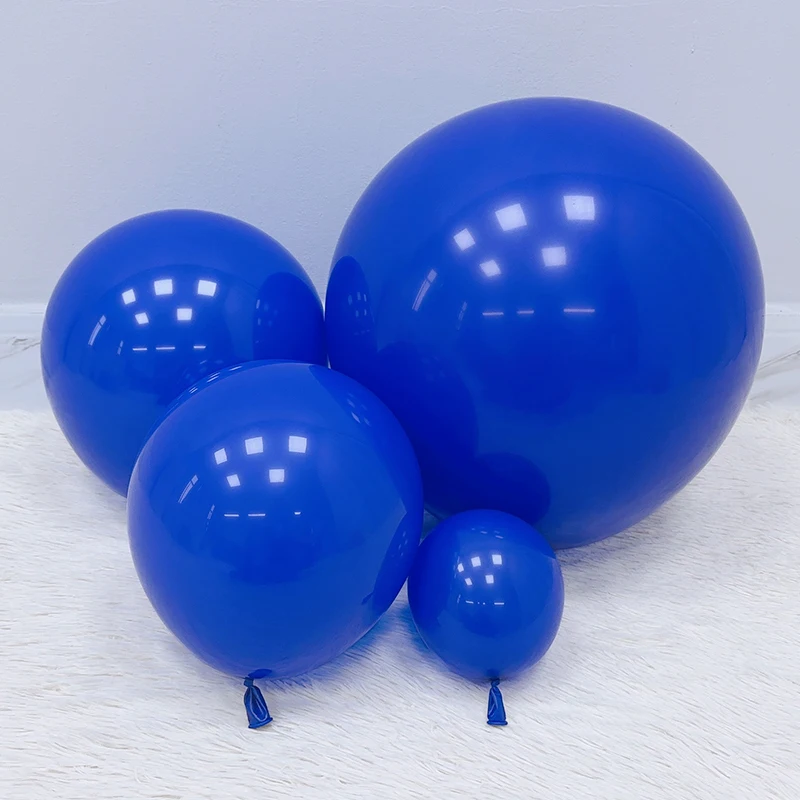 

5 10 12 18Inch Klein Blue Balloon Latex Round Balls Baby Shower Wedding Mariage Birthday Party Decorations Balloons