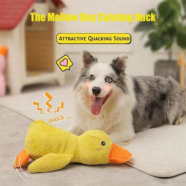 Cartoon Little Yellow Duck Shape Interactive Dog Toys Anti-Slip Design Pets Intelligence Exercise Feeder Food Dispenser Supplies 6