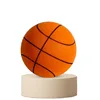 18cm/22cm Silent basketball racket ball for children's indoor training Baby silent sponge elastic small leather ball toys 2