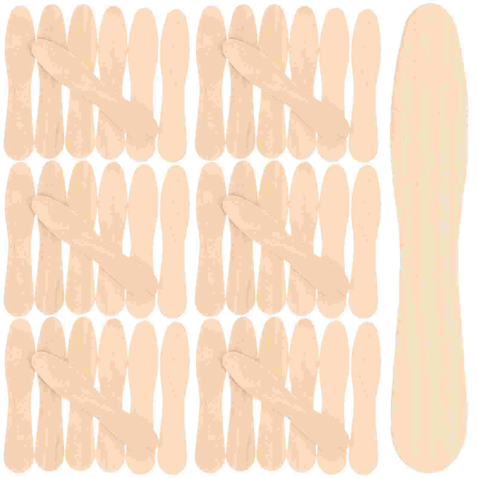 Ice Cream Scoop Wooden Small Tasting Spoon Paddle Spoon Mini Dessert Tasting Stick Wood Disposable For Taster Sampling