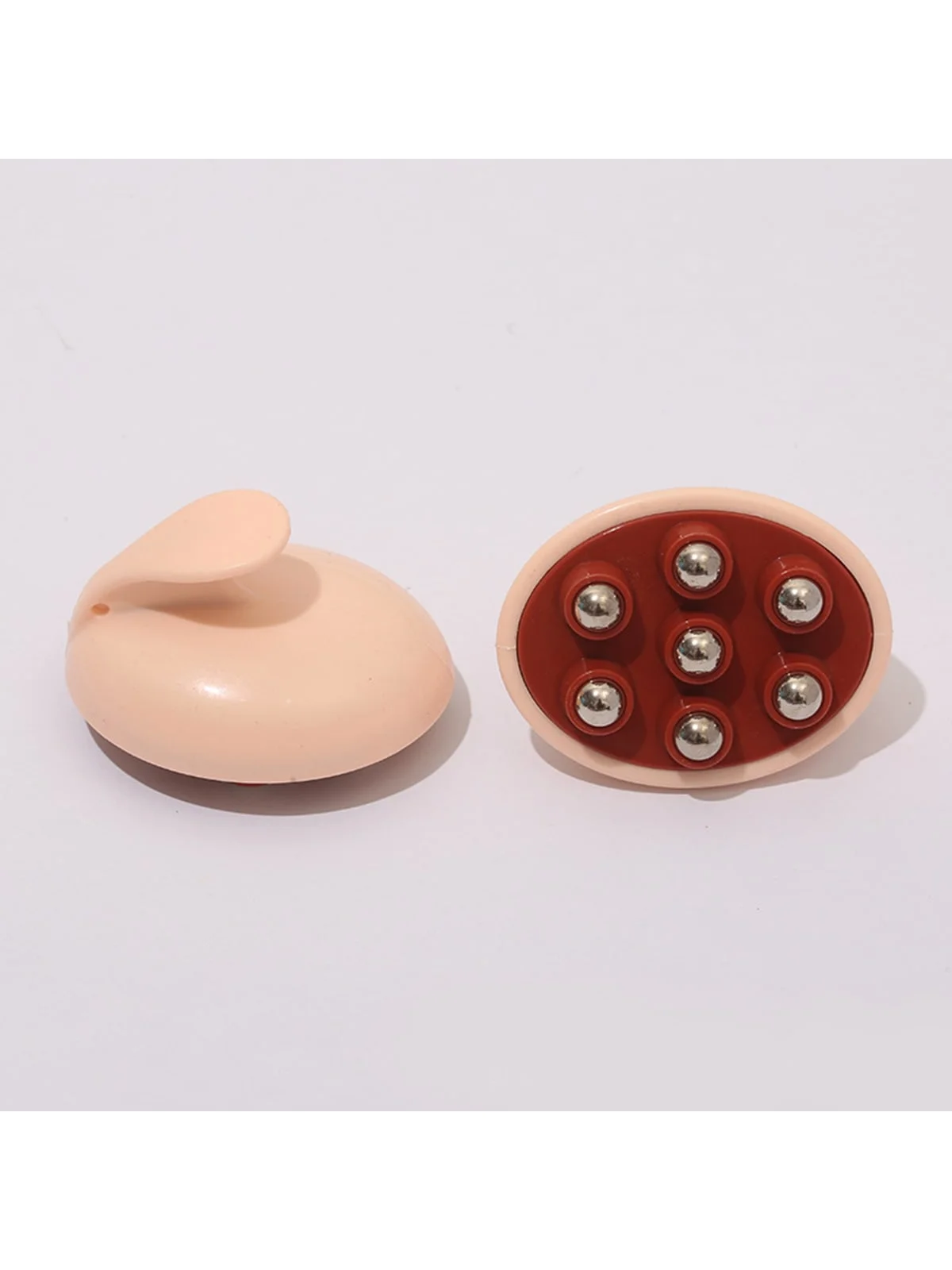 1pc Seven Ball Deep Tissue Massager Roller-Multi-Purpose Kneading for Abdomen, Arms, Shoulders, Waist & Thighs-Portable, Erg