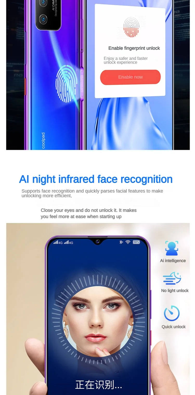 新品未開封 coolpad COOL 20+ 4GB/128G blue COOLPAD COOL 10