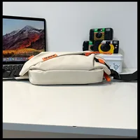 Sac de poitrine polyvalent de Style japonais pour femmes, sac à bandoulière de sport décontracté pour hommes, sac à bandoulière de grande capacité pour étudiant de rue 3