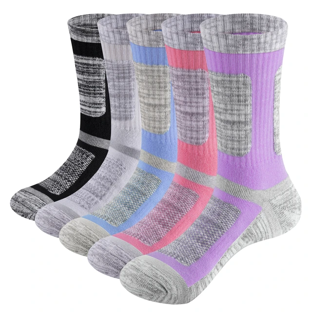 Columbia Women's 6 Pack Athletic Moisture Guard Cropped Crew Socks