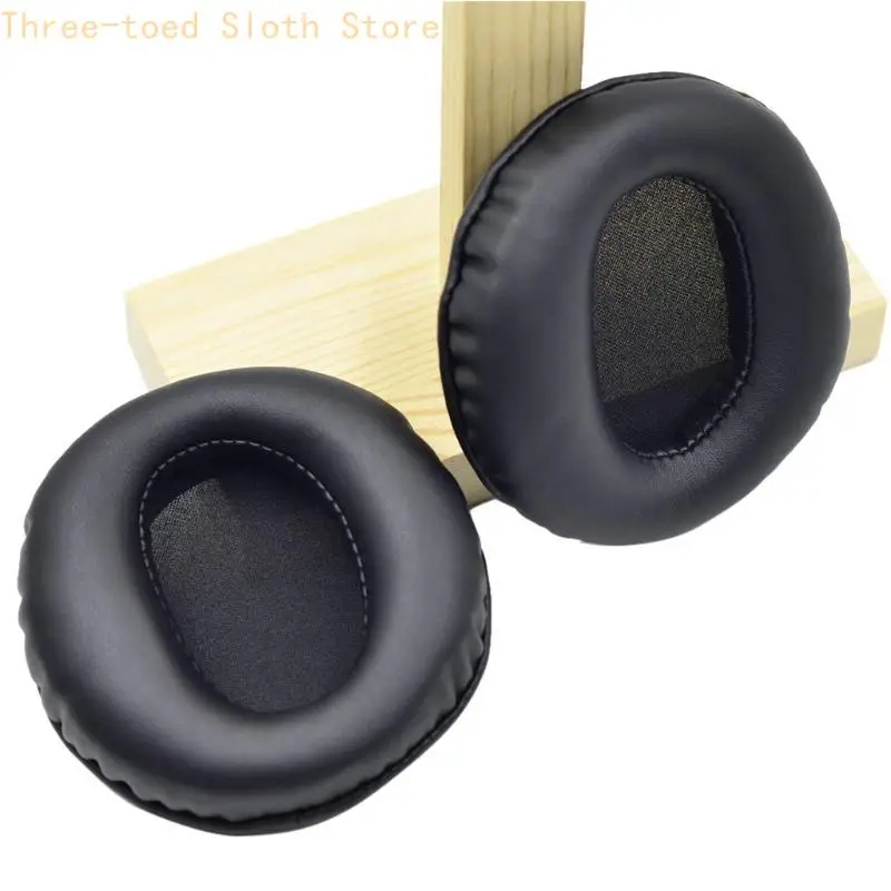 Ersatz Leder Ohrpolster Kissen Abdeckung Ohrpolster Kissen für MDR-XD200 XD300 1 Paar Headset Ohrenschützer E74A
