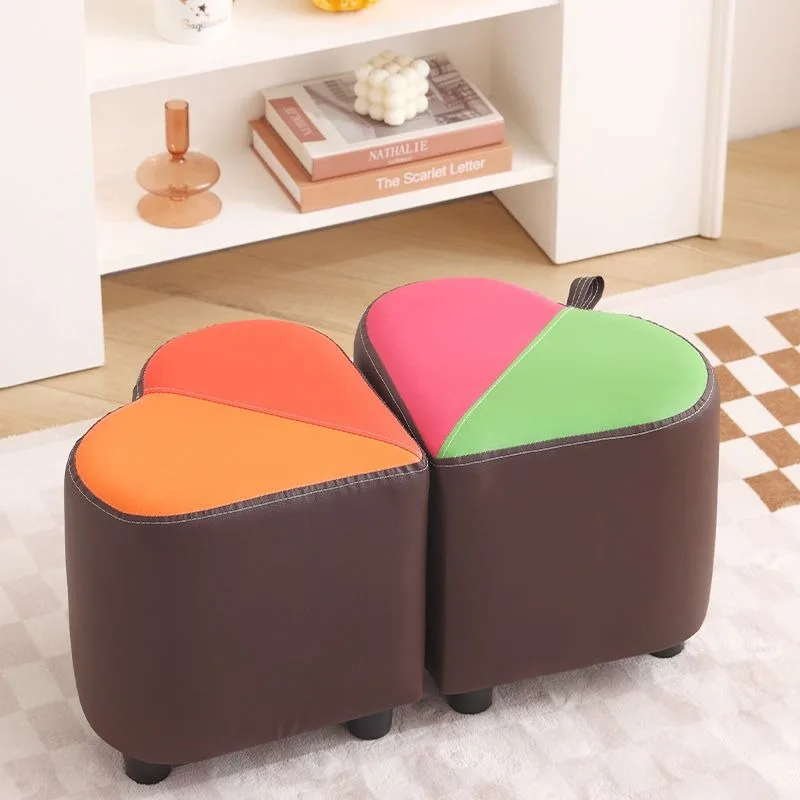 

Home Short Stools Living Room Sofa Stools Entry Shoes Changing Stool Furniture Ottomans Bench Pouf Vanity Stool Solid Wood Ins