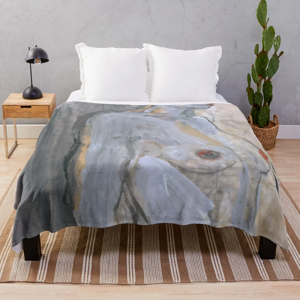 

Female torso paint Throw Blanket Camping Blanket bed plaid Thermal Blankets For Travel