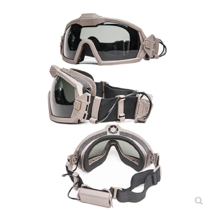 

Outdoor Sports Enhanced Tactical Demisting Goggles Riding Cs Multi-Function Goggles Direct Wearing TB1029