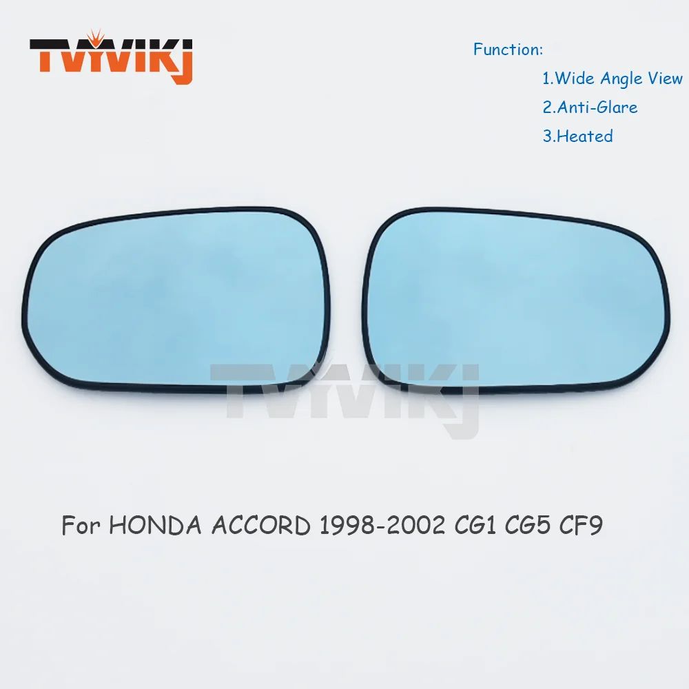 

1 пара 2 шт. боковое зеркало заднего вида синее стекло объектив для HONDA ACCORD 1998-2002 CG1 CG5 CF9 широкоугольный Вид антибликовое