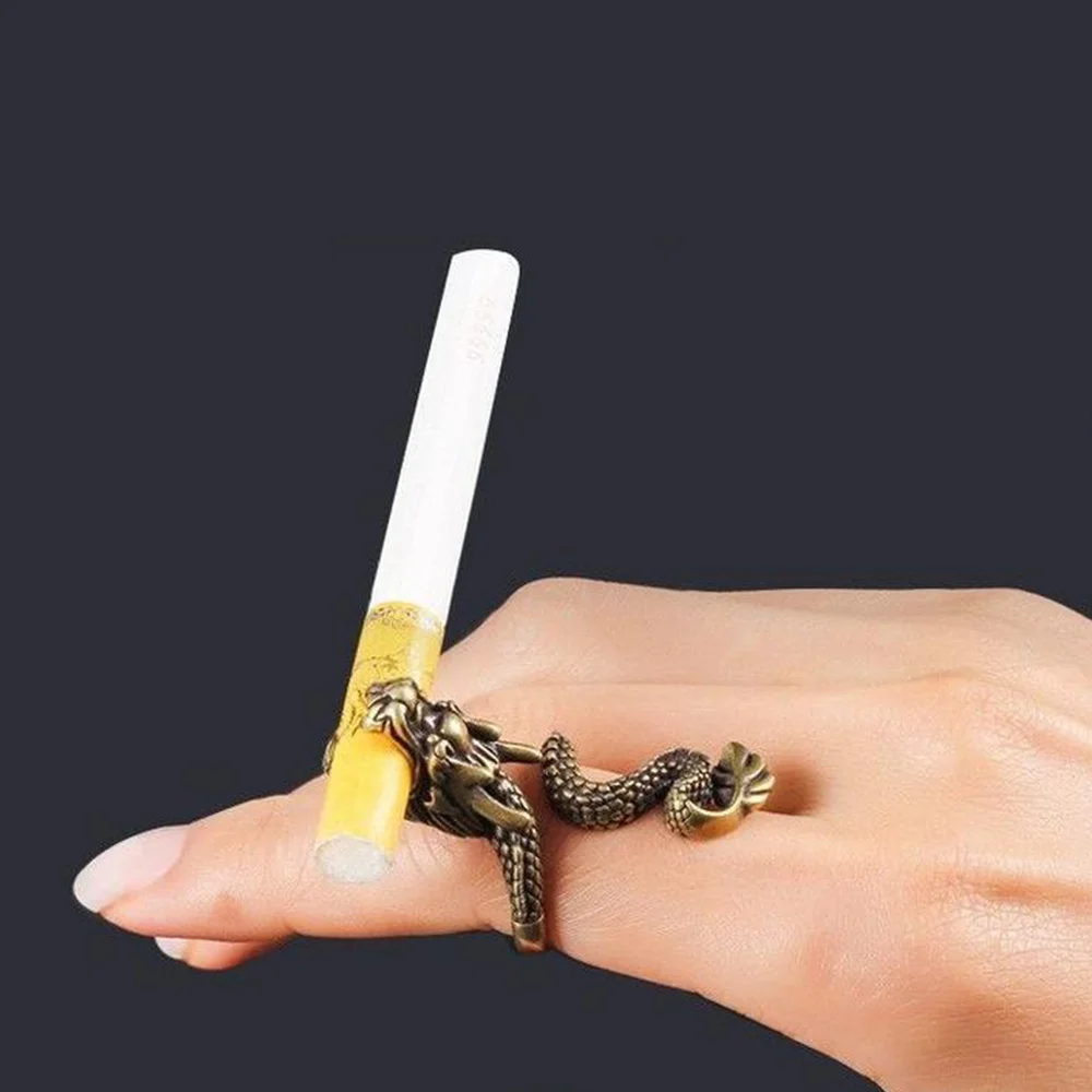 2 Pieces 0.23 Inch Cigarette Ring Holder, Adjustable Chakra Stone Cigarette  Holder Finger Ring, WarmHut Vintage Ring Bracelet Jewelry Set Lady Old  Fashioned Smoke Holder Ring, Décor Gift for Women : Amazon.sg: