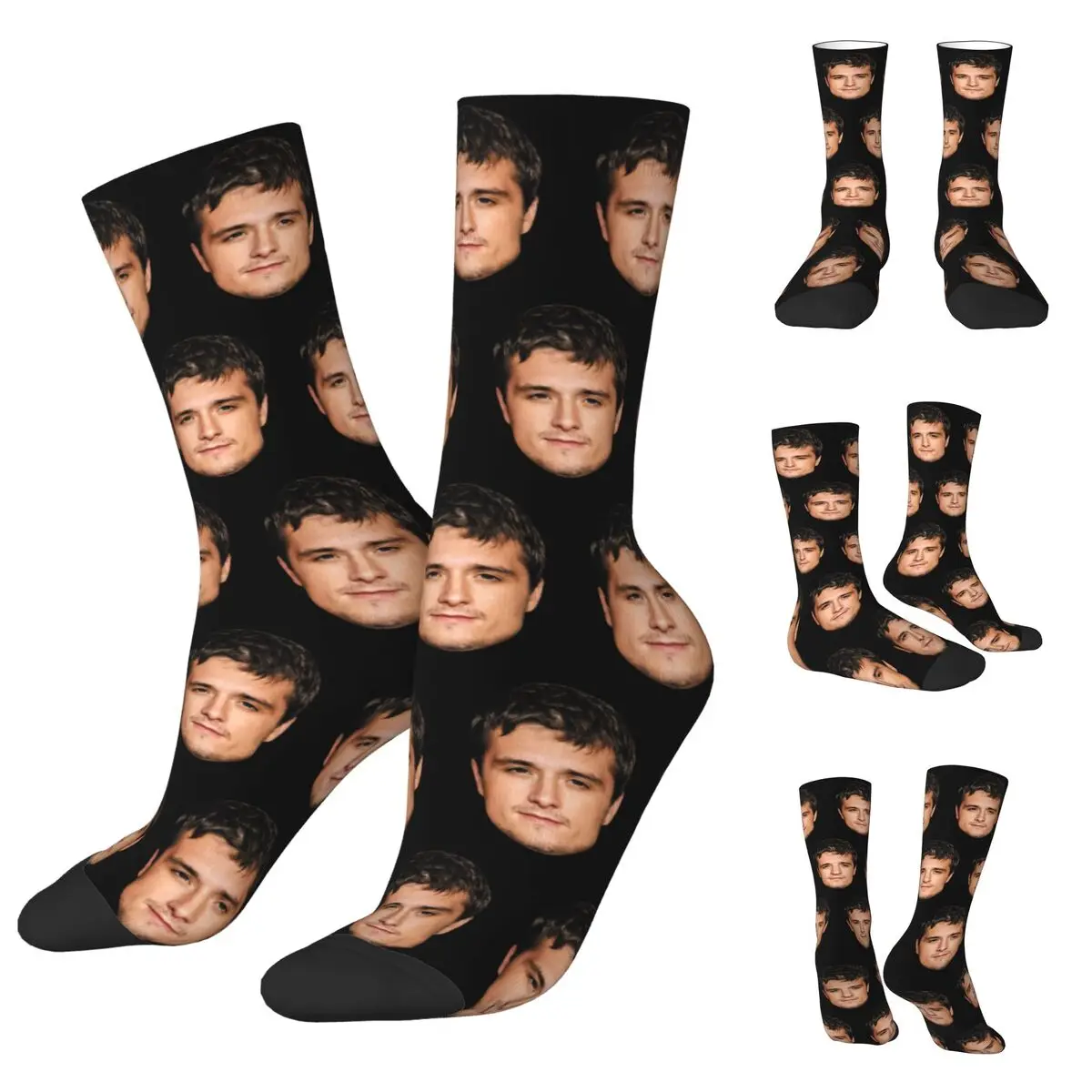 Josh Hutcherson Men and Women printing Socks,lovely Applicable throughout the year Dressing Gift