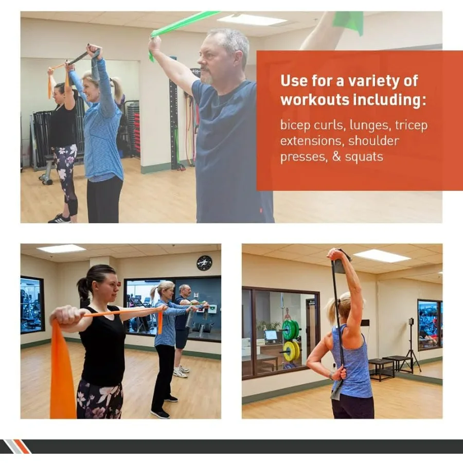 Exercise Band, 25 yd. x 4 in. Roll - Home & Gym Fitness Equipment for Stretching, Strength Training & Physical Therapy