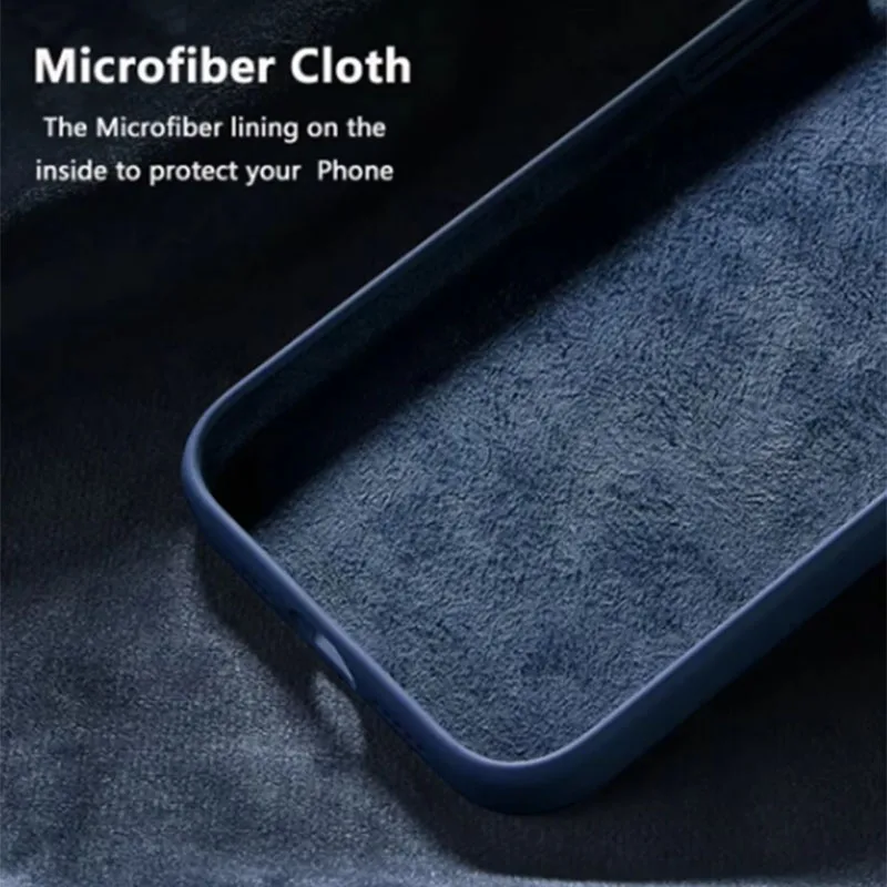 Deluxe liquid silicone case For iPhone 15 14 13 12 11 Pro Max 15 Pro 14 16 Plus New drop proof phone cover With box