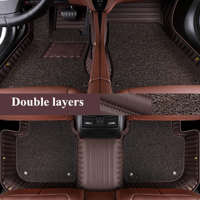 2023 Diamond Vegan Leather Floor Mats fits W223 Mercedes Maybach